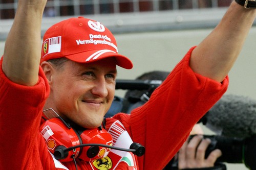 Former Ferrari driver Michael Schumacher