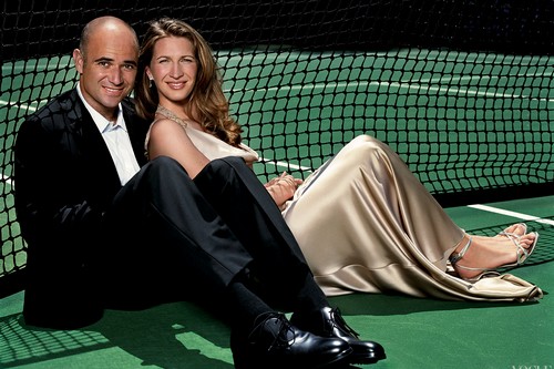 Steffi Graf and Andre Agassi