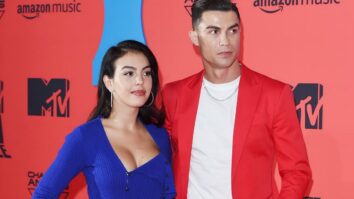 Cristiano Ronaldo with Georgina Rodríguez