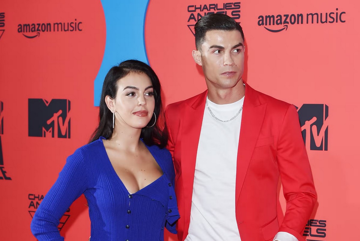 Cristiano Ronaldo with Georgina Rodríguez