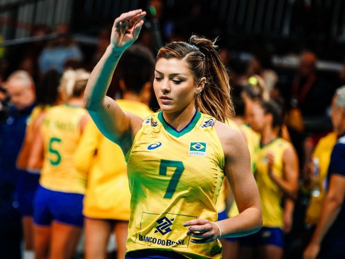 Rosamaria Montibeller Beautiful Brazil Volleyball
