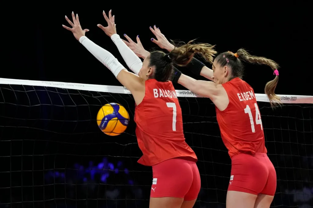 Turkish women European volleyball